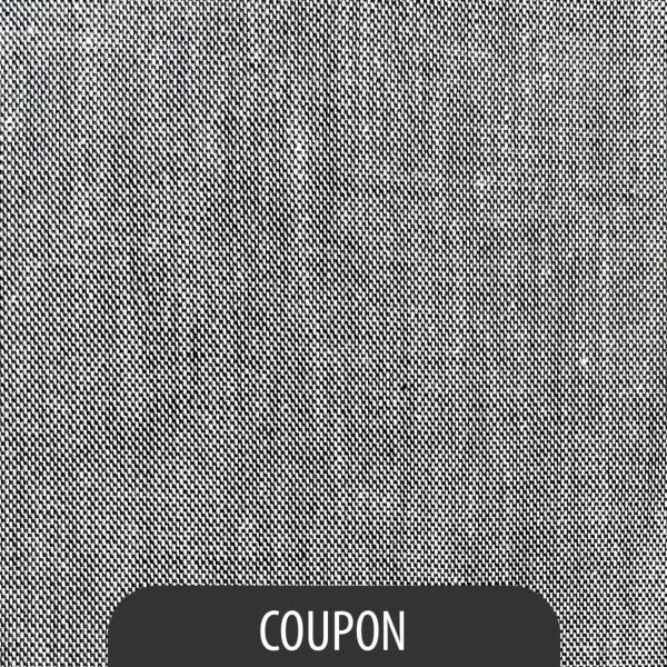 Coton gris noir - Coupon