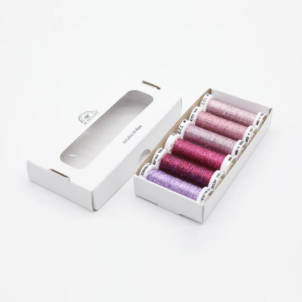 Fils métallisés - Pack de 6 nuances - Rose